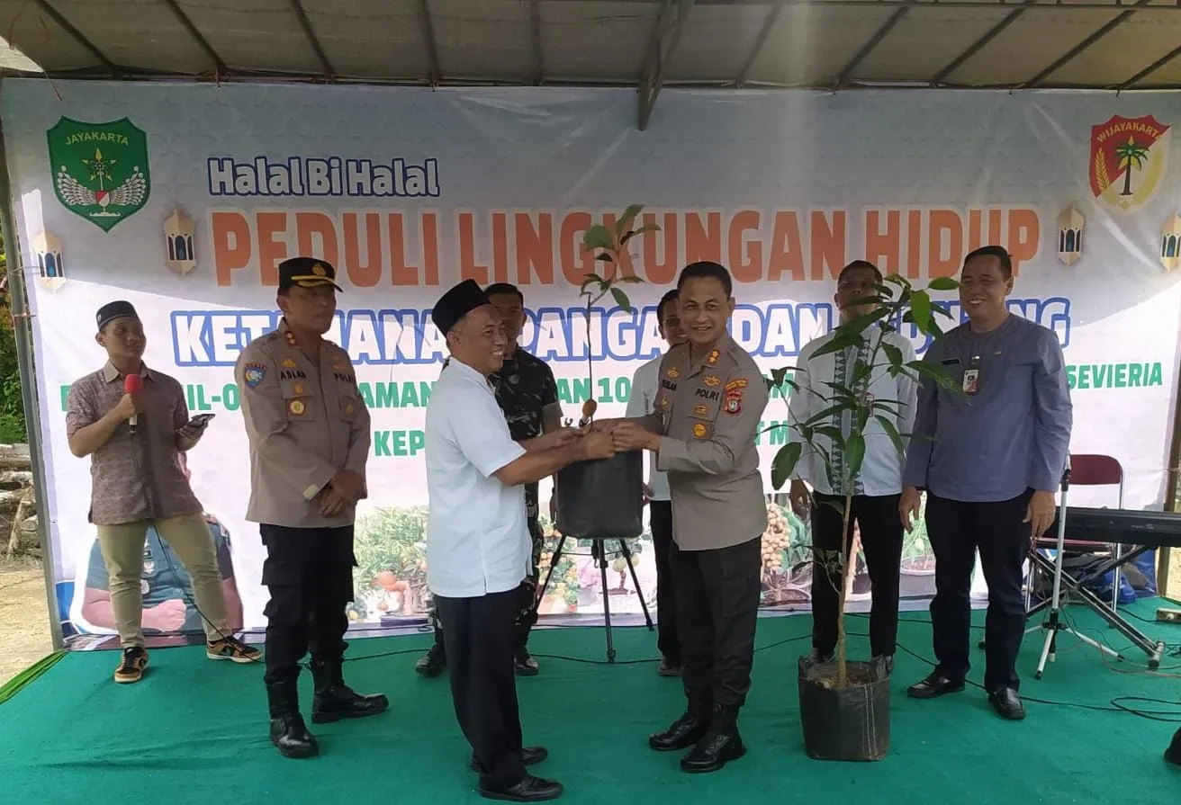 Kabag Ren Polres Metro Jakarta Timur Hadiri Halal Bihalal Dalam Peduli Lingkungan Hidup 