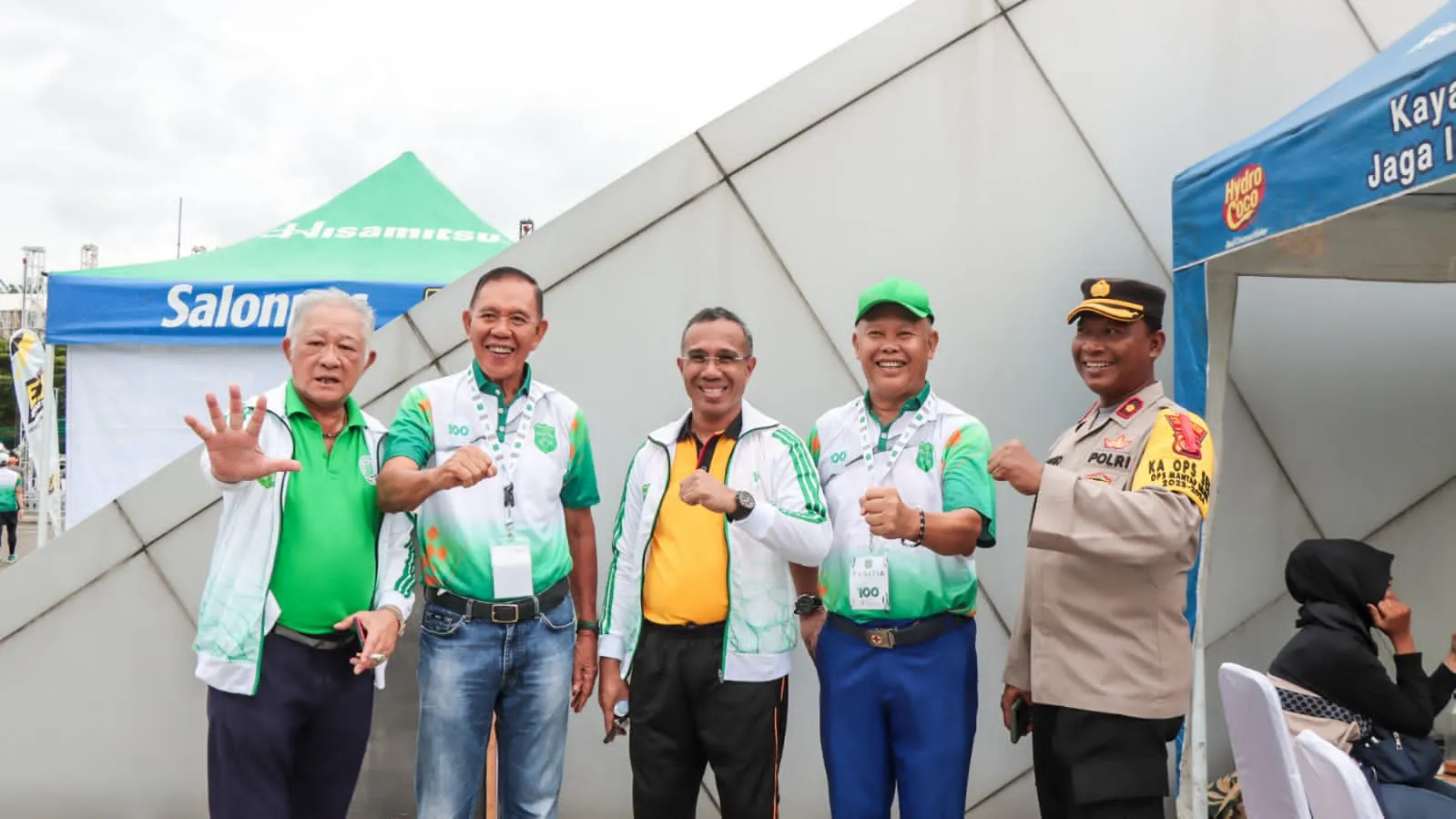 Kapolres Metro Jakarta Timur Hadiri Jalan Santai Dalam Rangka Perayaan HUT 100 Tahun POR MAESA
