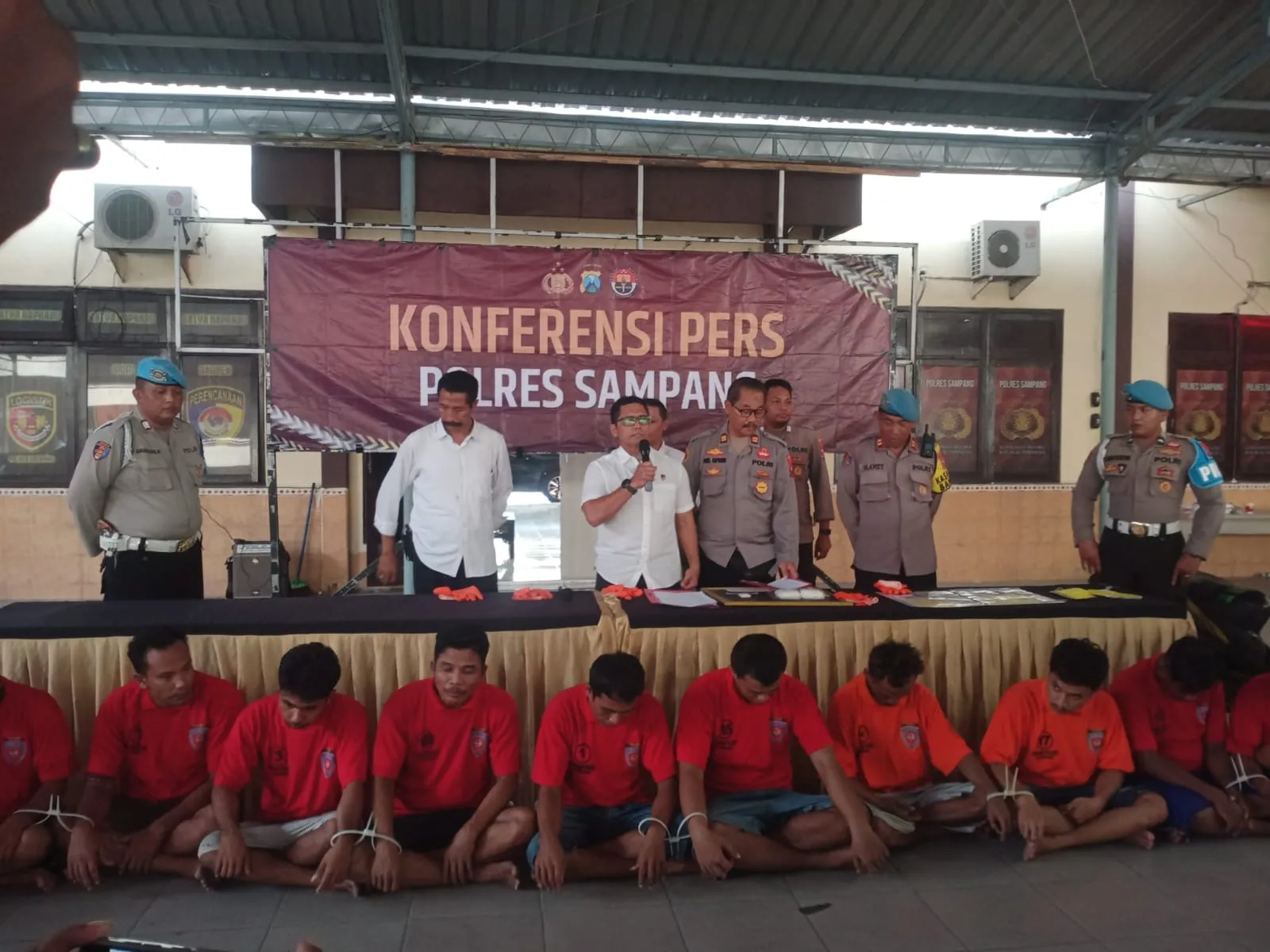 Polres Sampang Berhasil Amankan Tersangka Kasus Kriminal dan Narkotika Selama Dua Bulan Terakhir