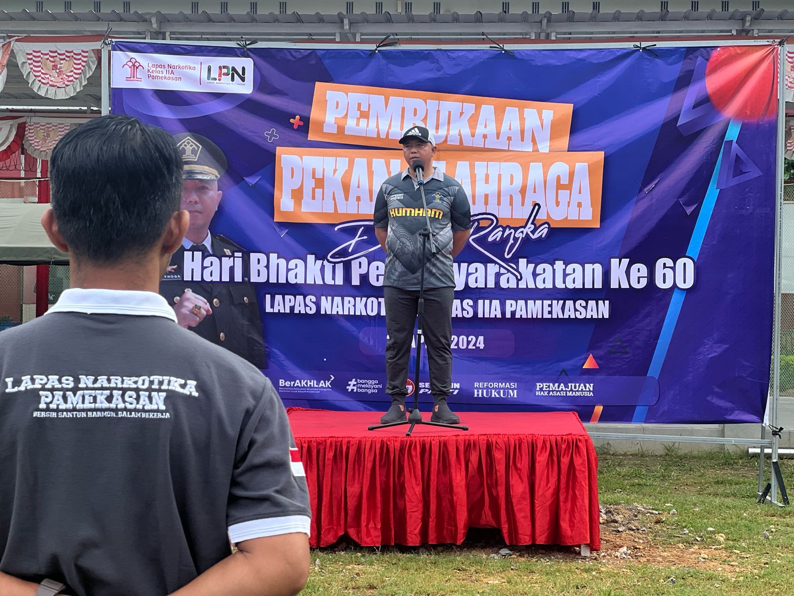 Lapas Narkotika Kelas IIA Pamekasan Kanwil Kemenkumham Jatim Menggelar Pembukaan Pekan Olahraga Pemasyarakatan