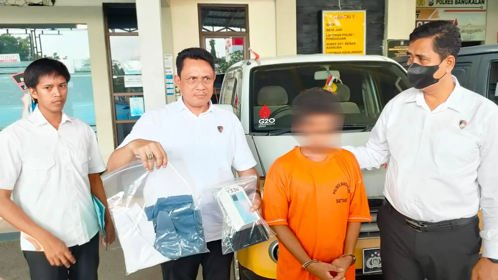 Satreskrim Polres Bangkalan Ringkus Seorang Pelajar Spesialis 'Maling Hp' di Kampus UTM