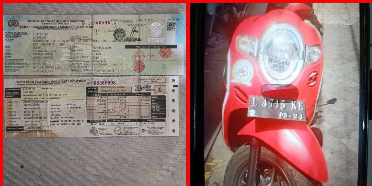 Ditinggal Ketemuan Klien, Sepeda Motor Milik Pimred Media Amblas Digasak Maling
