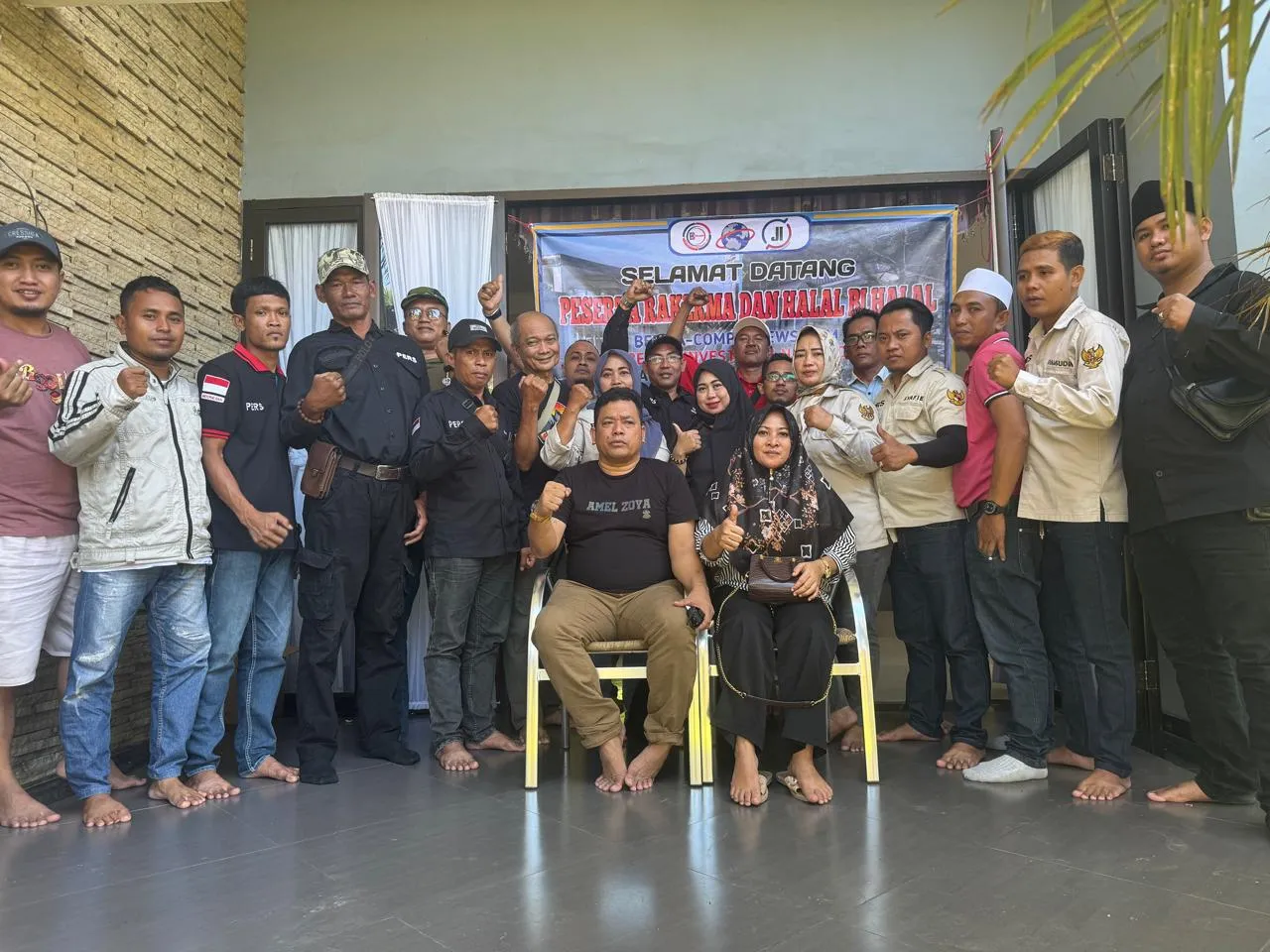 RAKERMA dan Halal Bihalal Tiga Media Dilaksanakan di Villa Kusuma Vinus Batu Malang