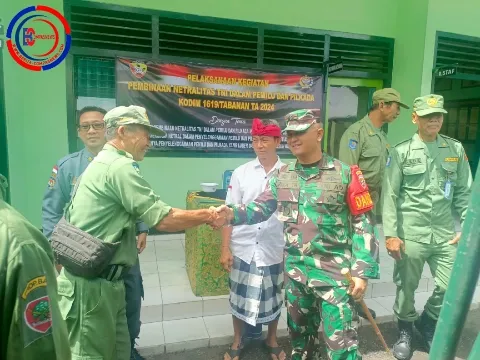 Dandim 1619/Tabanan Ingatkan Netralitas TNI dalam Pemilu, "Wujudkan Profesionalisme dan Suksesnya Pemilukada"