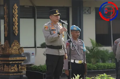 Kapolres Klungkung Pimpin Apel Jam Pimpinan, Ungkap Hasil Tes Urine Anggota, dan Siapkan Personel untuk Pengamanan Event Internasional WWF