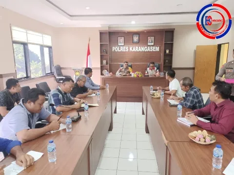 Intelligence Meeting, Polres Karangasem Antisipasi Konflik Jelang Pilkada dan KTT World Water Forum