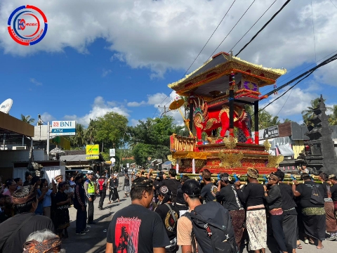 Upacara Pitra Yadnya Ngaben di Nusa Penida, Pengamanan Polisi untuk Keharmonisan dan Keselamatan