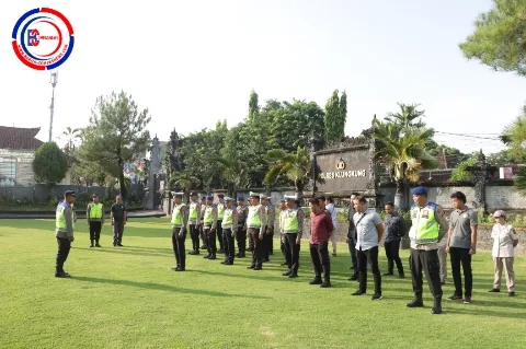 Regu Siaga Polres Klungkung Siap Bertugas, Soliditas dan Keamanan Jadi Prioritas