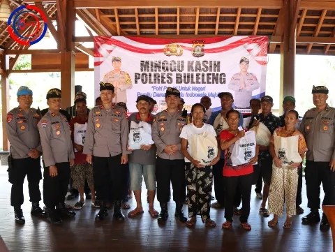 Polres Buleleng Gelar Minggu Kasih, guna Sukseskan World Water Forum ke-10 di Bali