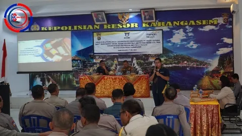 Persiapan Pensiun, Polres Karangasem Gelar Sosialisasi Asabri dan Layanan Perbankan