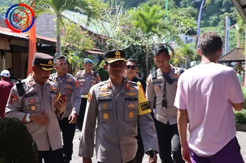 Kunjungan Mantan Presiden Hungaria Janos Ader, Polres Karangasem Perketat Pengamanan Wisata