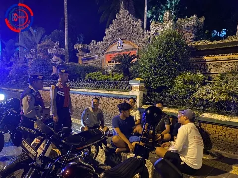 Patroli Malam Polres Klungkung, Upaya Mewujudkan Keamanan dan Kenyamanan Warga