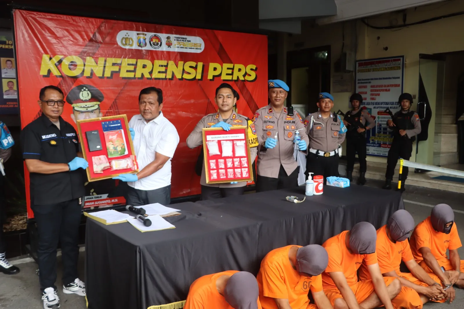 Polres Tulungagung Berhasil Mengungkap 251,17 Gram Narkotika Jenis Sabu