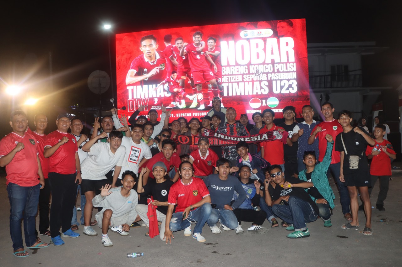 Sukses 3 Kali Gelar Nobar, Kolaborasi Antara Media Sosial Bersama Polres Pasuruan Kota Makin Mantap