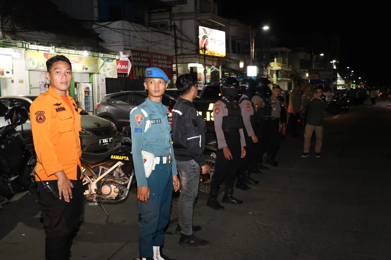 Harkamtibmas Polres Pelabuhan Tanjung Perak Gelar Patroli Skala Besar