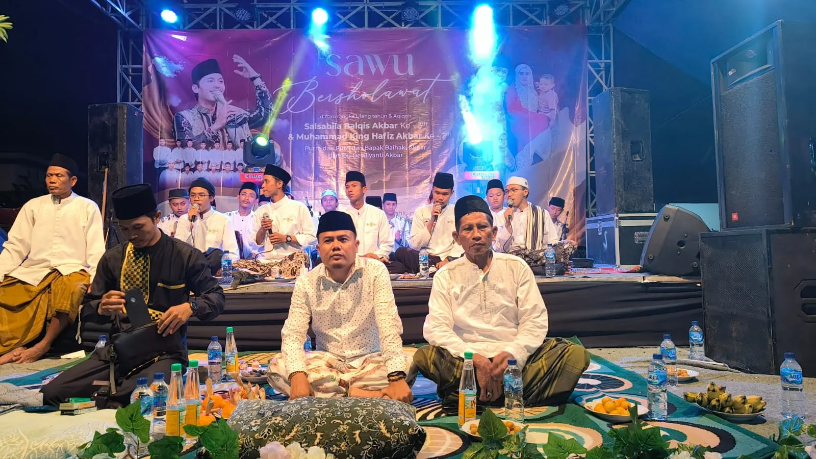 Hiburan Serta Pengajian Ustadz Jeje Meriahkan Ulang Tahun Putra dan Putri Sang Baihaki Akbar