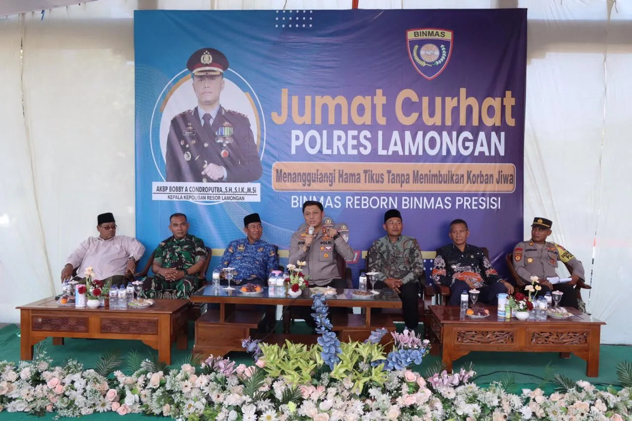 Kapolres Lamongan Gagas Penanggulangan Hama Tikus Beri Bantuan 100 Unit Rubuha