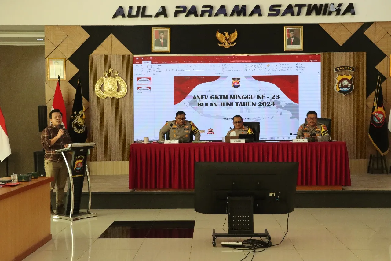 Kapolrsta Tangerang Pimpin Anev Minggu Pertama Bulan Juni 2024