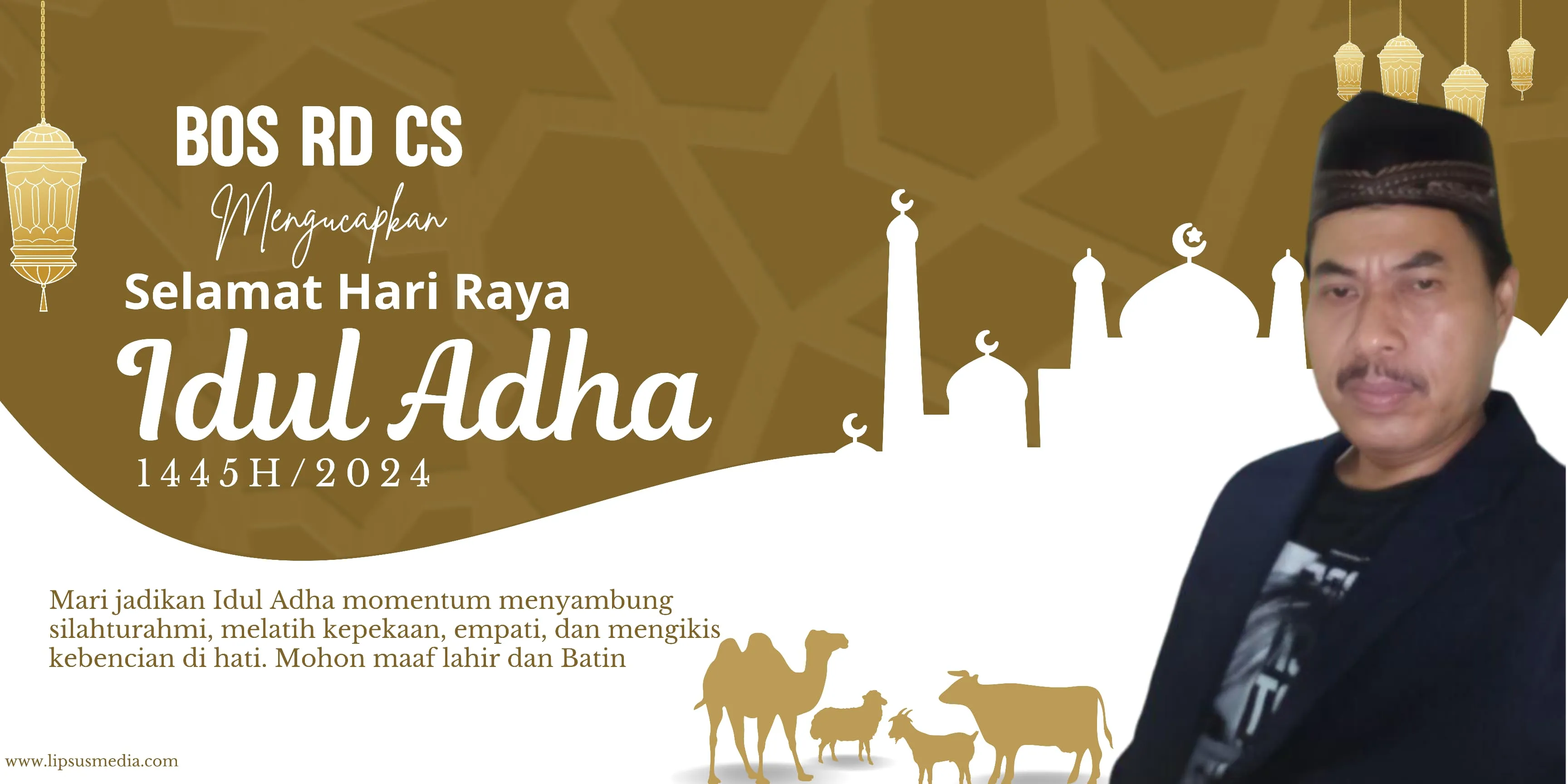 Pengusaha Muda RD CS: Desa Bakung, Kecamatan Kronjo Mengucapkan Selamat Hari Raya Idul Adha 1445 Hijriyah
