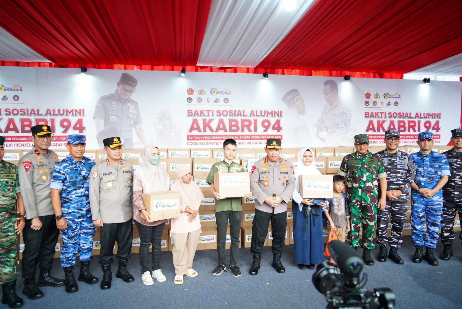 Bakti Sosial Dan Bakti Kesehatan Dalam Rangka 30 Tahun Pengabdian AKABRI 1994 Bertemakan "Bagimu Negeri Jiwa Raga Kami"