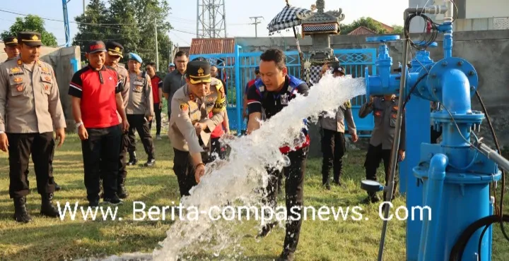 Polres Buleleng Sediakan Fasilitas Air Bersih Kepada Masyarakat di Hari Bhayangkara Ke-78
