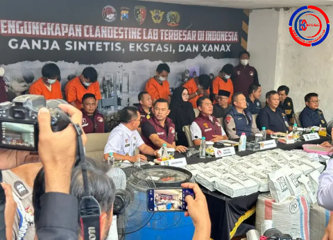 Bareskrim Polri Bongkar Laboratorium Gelap Narkoba Terbesar di Kota Malang, Temuan Rp143,5 Miliar