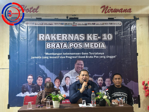 Merayakan Dekade, Rakernas dan HUT ke-10 Media Bratapos di Magetan