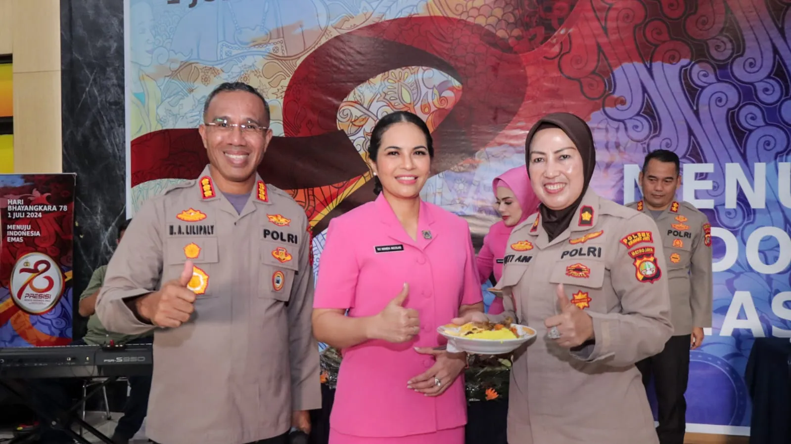 Polres Metro Jakarta Timur Gelar Syukuran HUT Bhayangkara ke-78 Tahun 2024