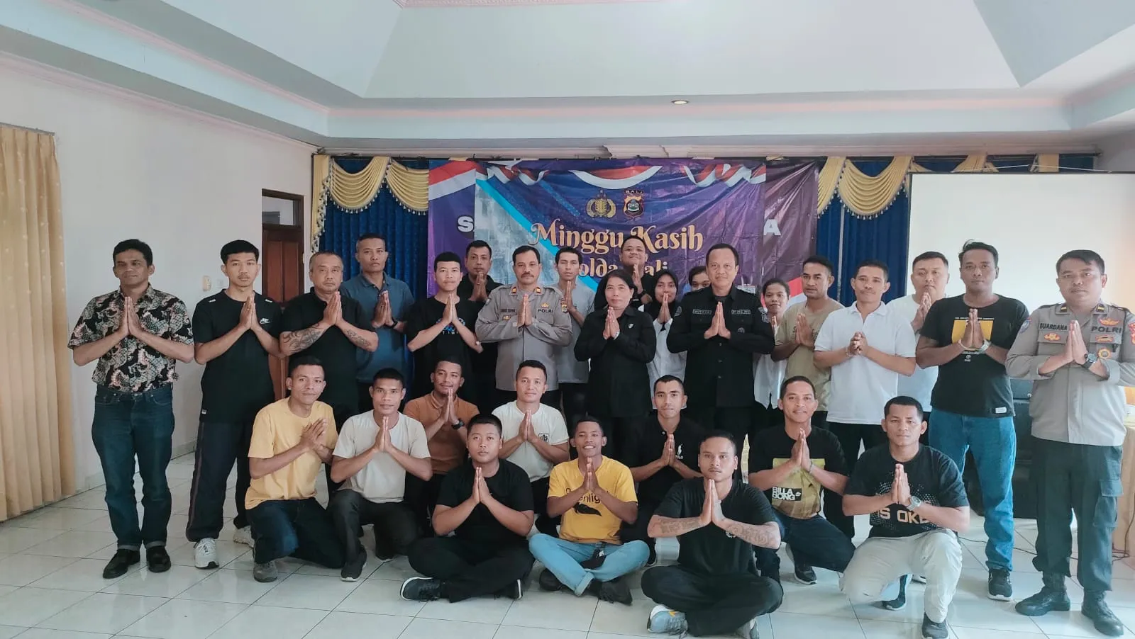 Polda Bali Gelar Minggu Kasih Bertempat di Hotel Vista Dauh Peken Tabanan