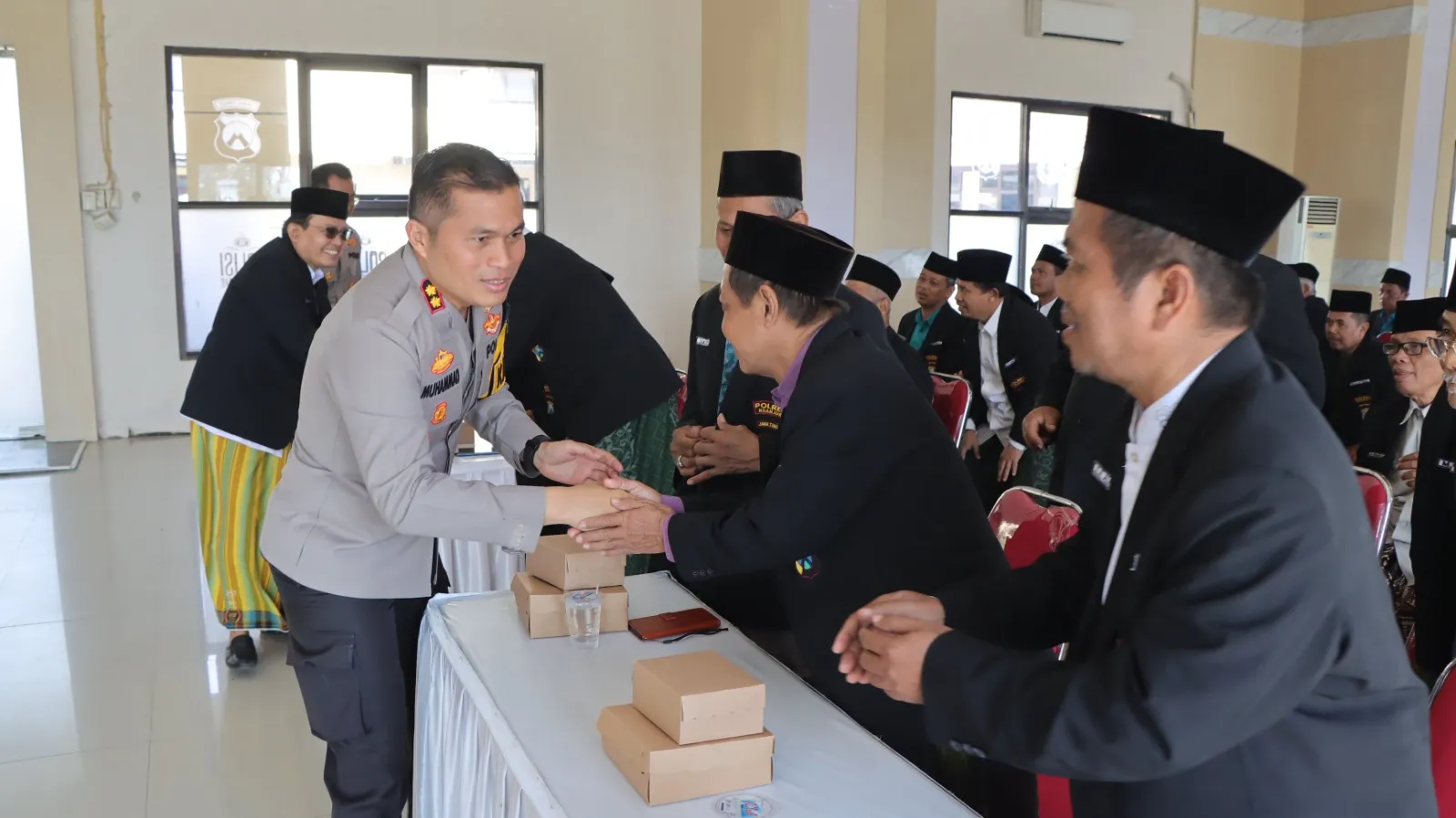 Silaturahmi Bersama Ulama Kamtibmas, Kapolres Nganjuk Sampaikan Pesan Persatuan