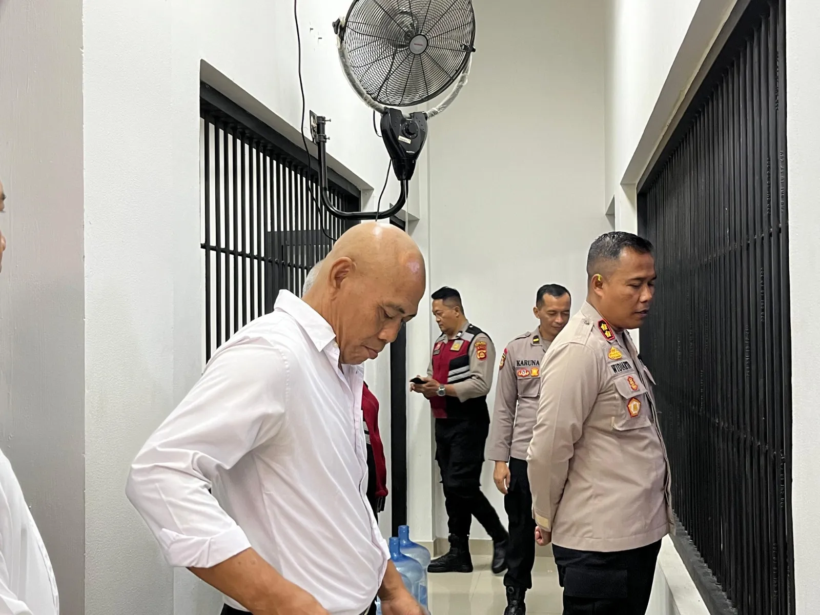 Kapolres Bandara Ngurah Rai AKBP I Ketut Widiarta Lakukan Inspeksi Mendadak Sidak Rutan