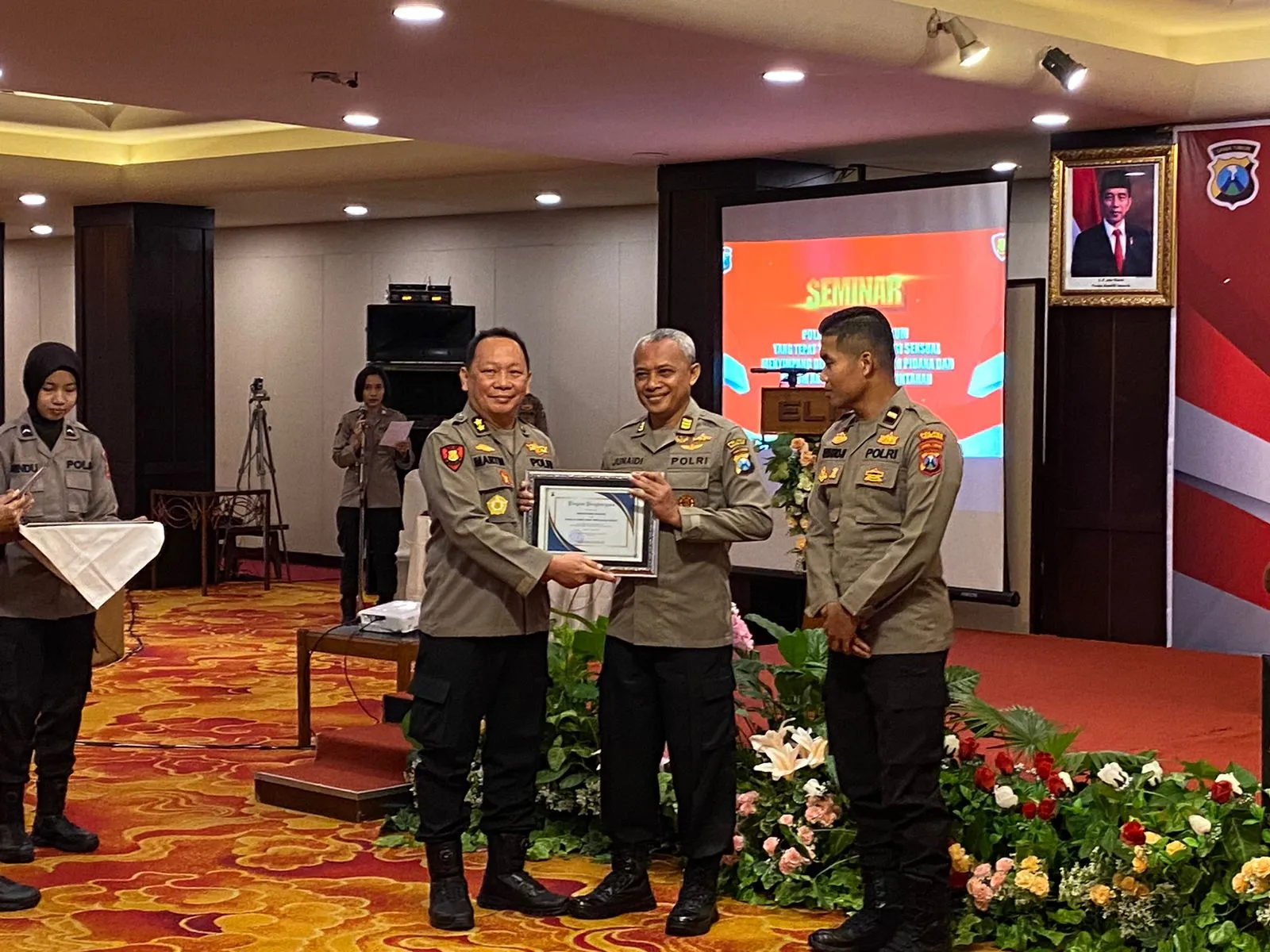 Seksi Hukum Polres Nganjuk Raih Juara 3 Dalam Lomba Video Penyuluhan Hukum