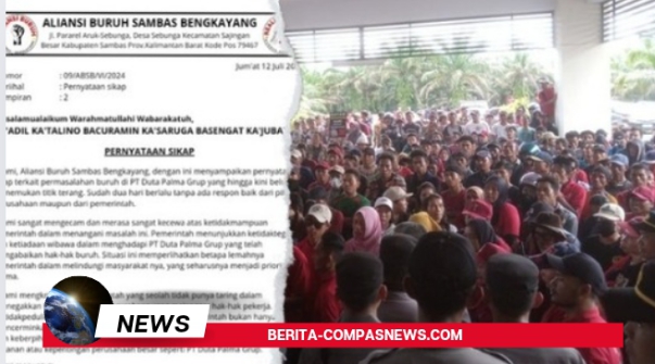 Konflik Hak Normatif Buruh PT Duta Palma Group Berujung Penutupan Aset