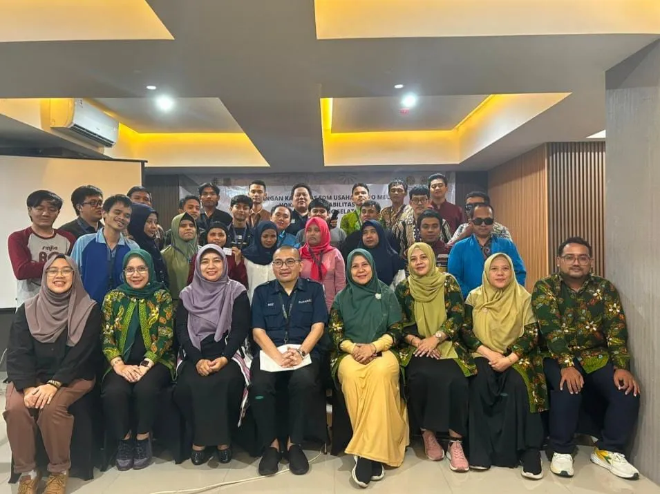 Kementerian Koperasi dan Ukm Melakukan Pelatihan Kepada Mahasiswa Disabilitas Universitas Pamulang