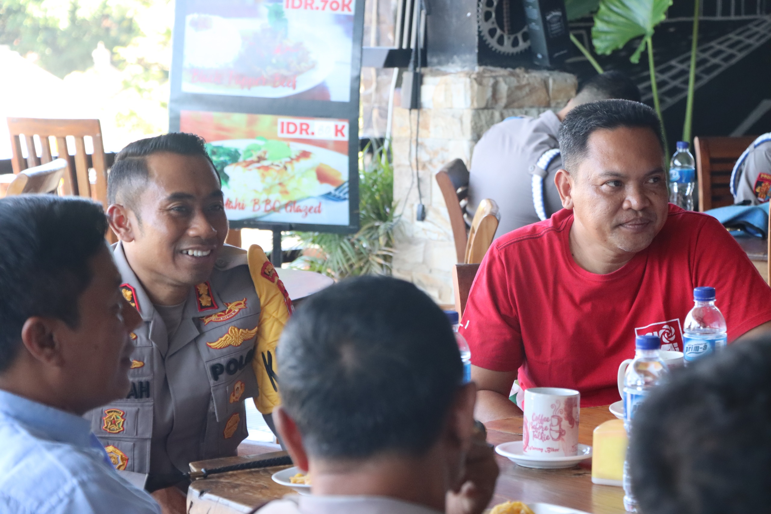 Kapolres Karangasem Lanjutkan Safari Kamtibmas Kunjungi Ketua DPD PSI Karangasem