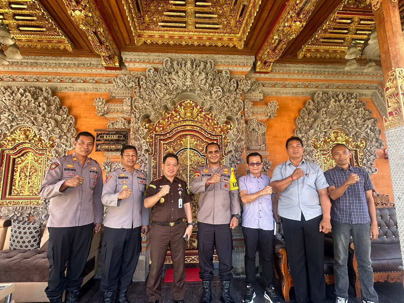 Awal Menjabat Sebagai Kapolres Klungkung Kunjungi Kantor Kejaksaan Negeri Klungkung Jalin Silaturahmi