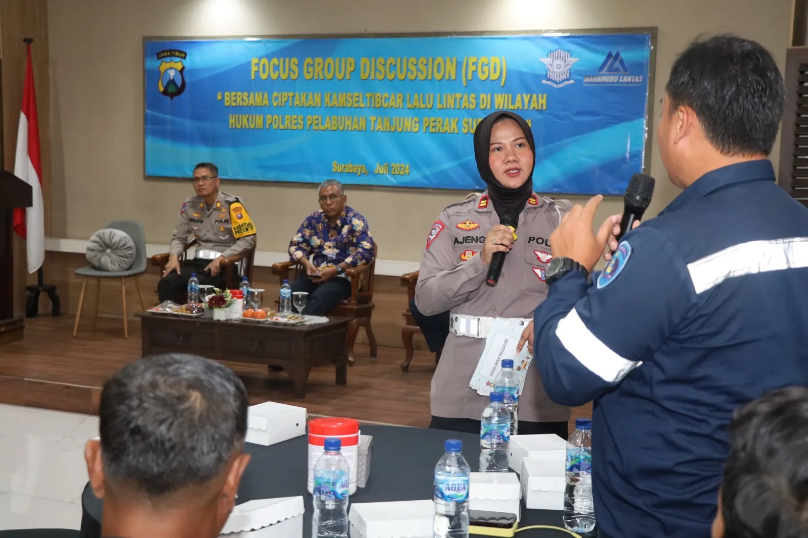 Tekan Angka Laka Lantas, Polres Pelabuhan Tanjung Perak Gelar FGD
