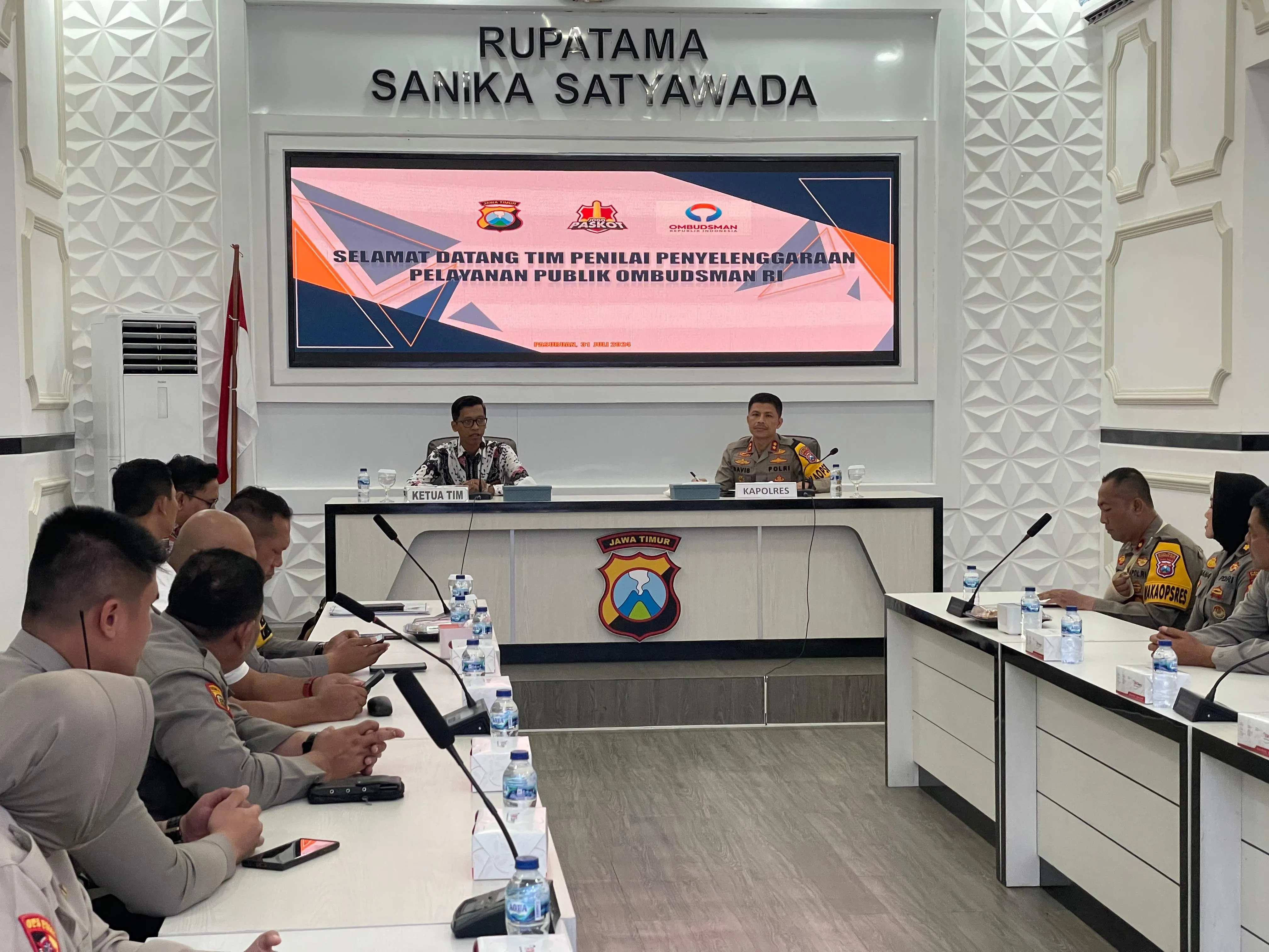 Kunjungan Penilaian Penyelenggaraan Pelayanan Publik Oleh Tim Ombudsman RI