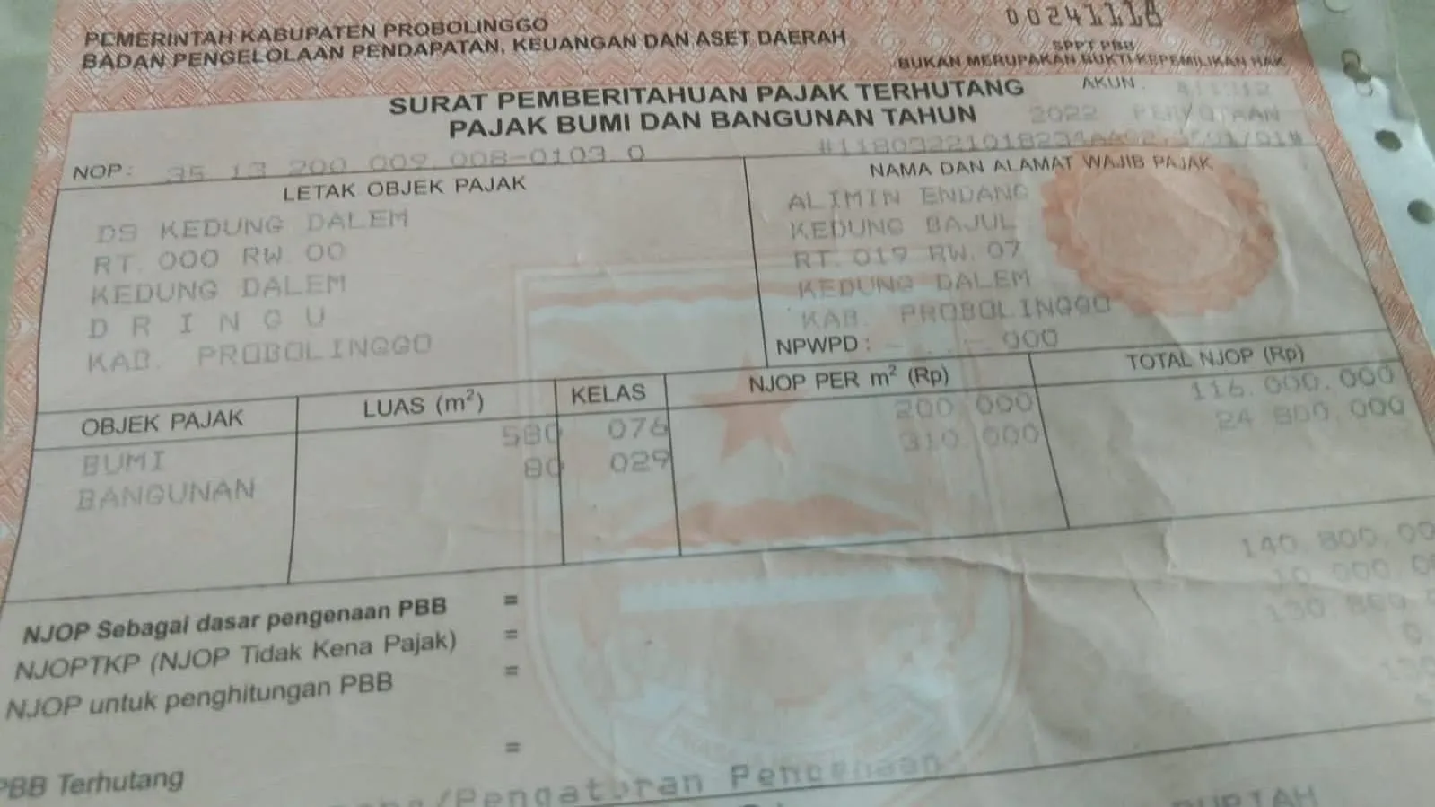 Sertifikat Tanah Dicuri dan Dibalik Nama ke Orang Lain Seorang Janda Didesa Kedung Dalem Akan Lapor ke APH
