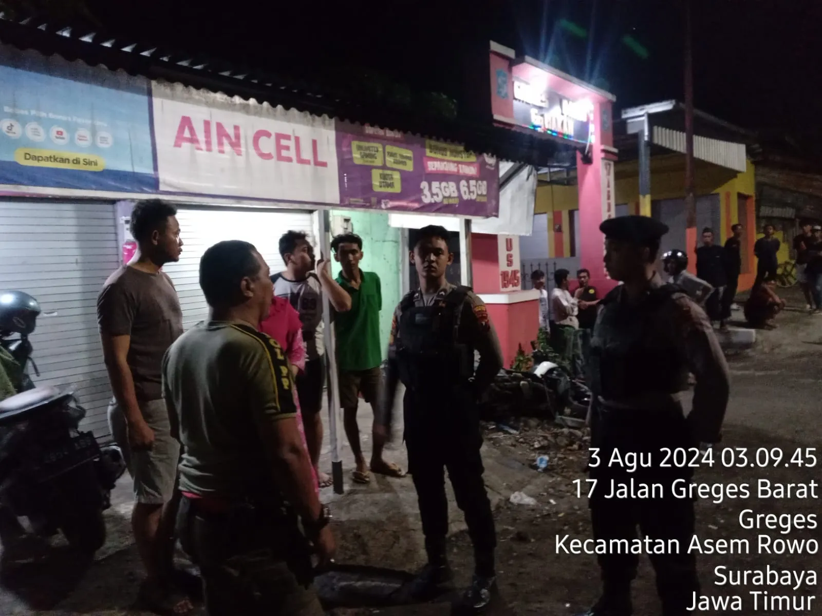 Respon Cepat Polres Tanjung Perak Amankan Diduga Pelaku Pencurian Dari Amukan Warga