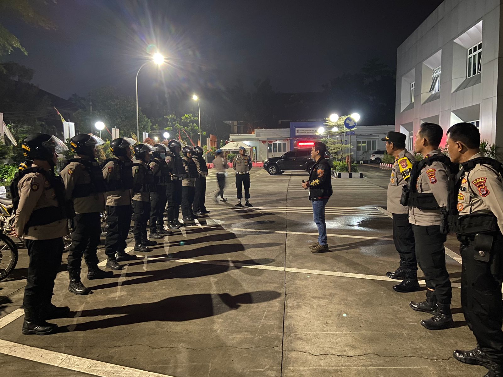 Kasat Reskrim Polresta Tangerang Pimpin Apel Anggota Pendekar Raksa