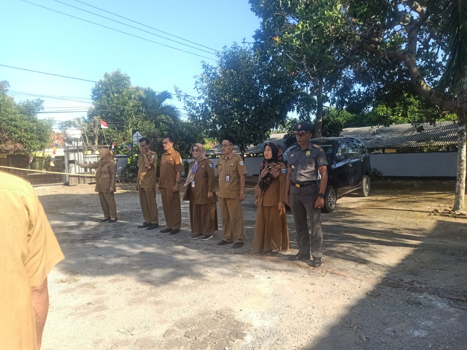 Apel Koordinasi Kecamatan Cimanggu Dipimpin Oleh Camat Cimanggu Hj Encun sunayah SKM