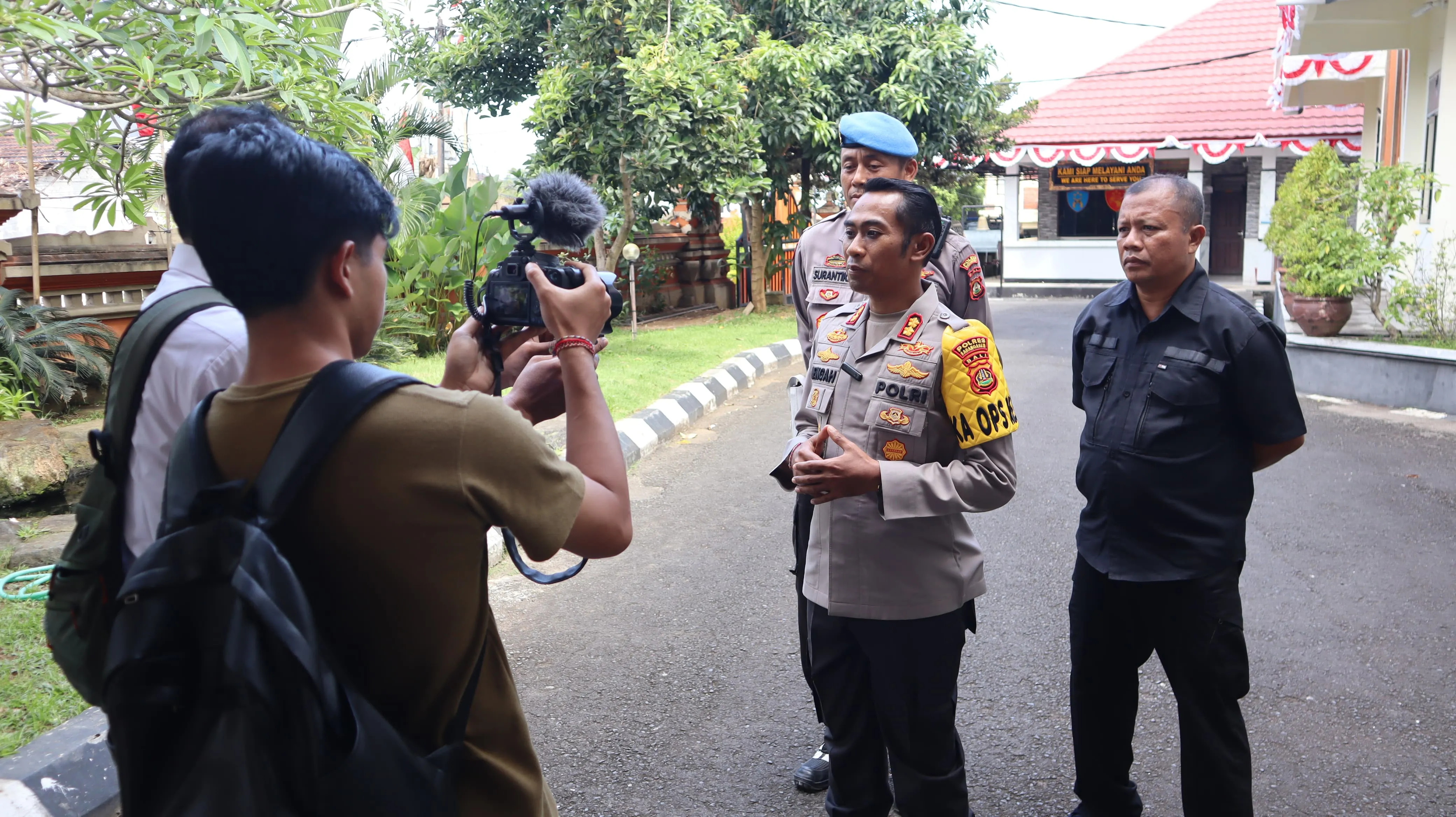 Polres Karangasem Mengevakuasi Kapal Tanker Elisabeth Terbakar Lima Awak Kapal Meninggal Dunia