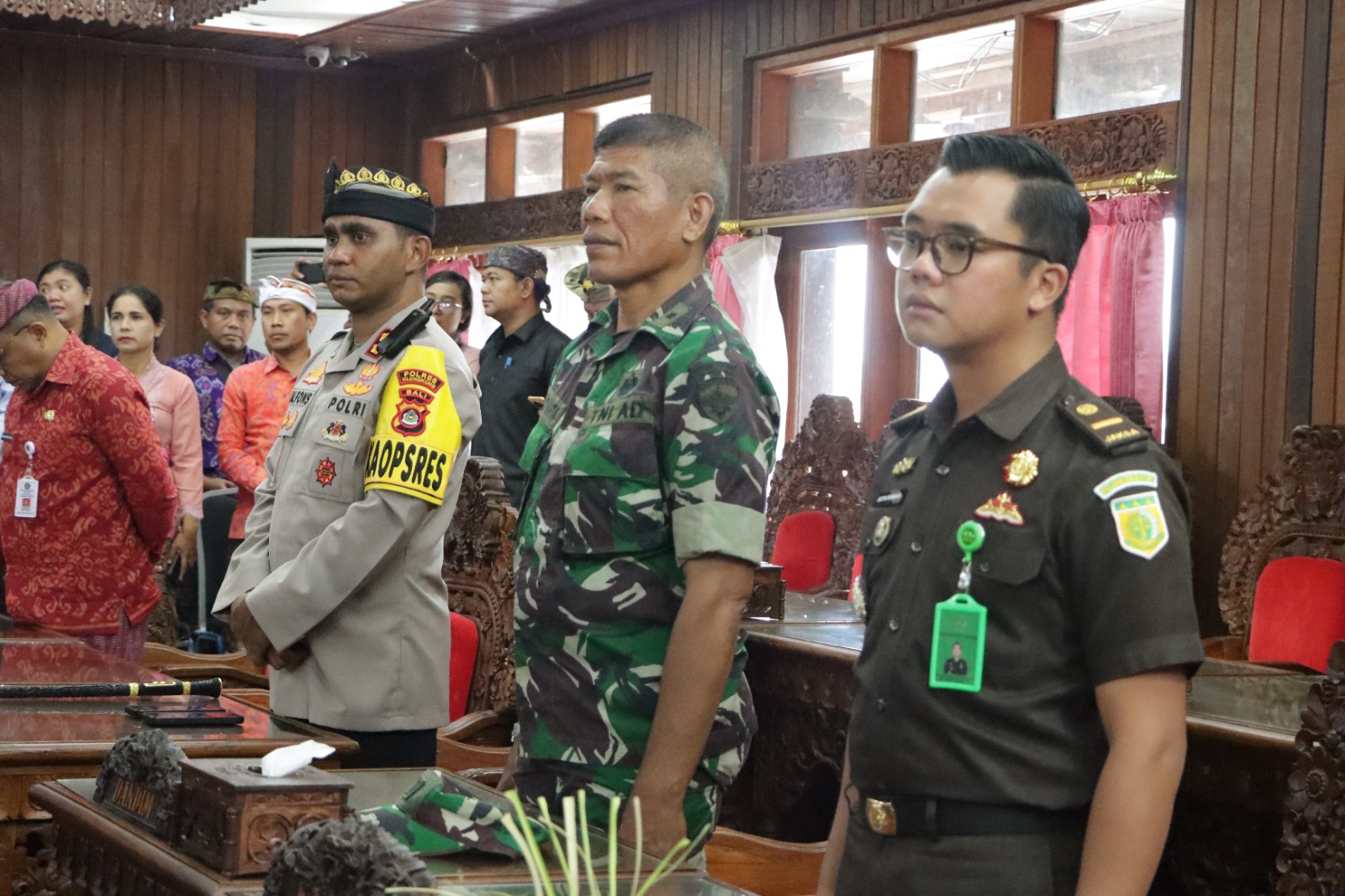 Kapolres Klungkung Ikuti Rapat Paripurna DPRD Kabupaten Klungkung