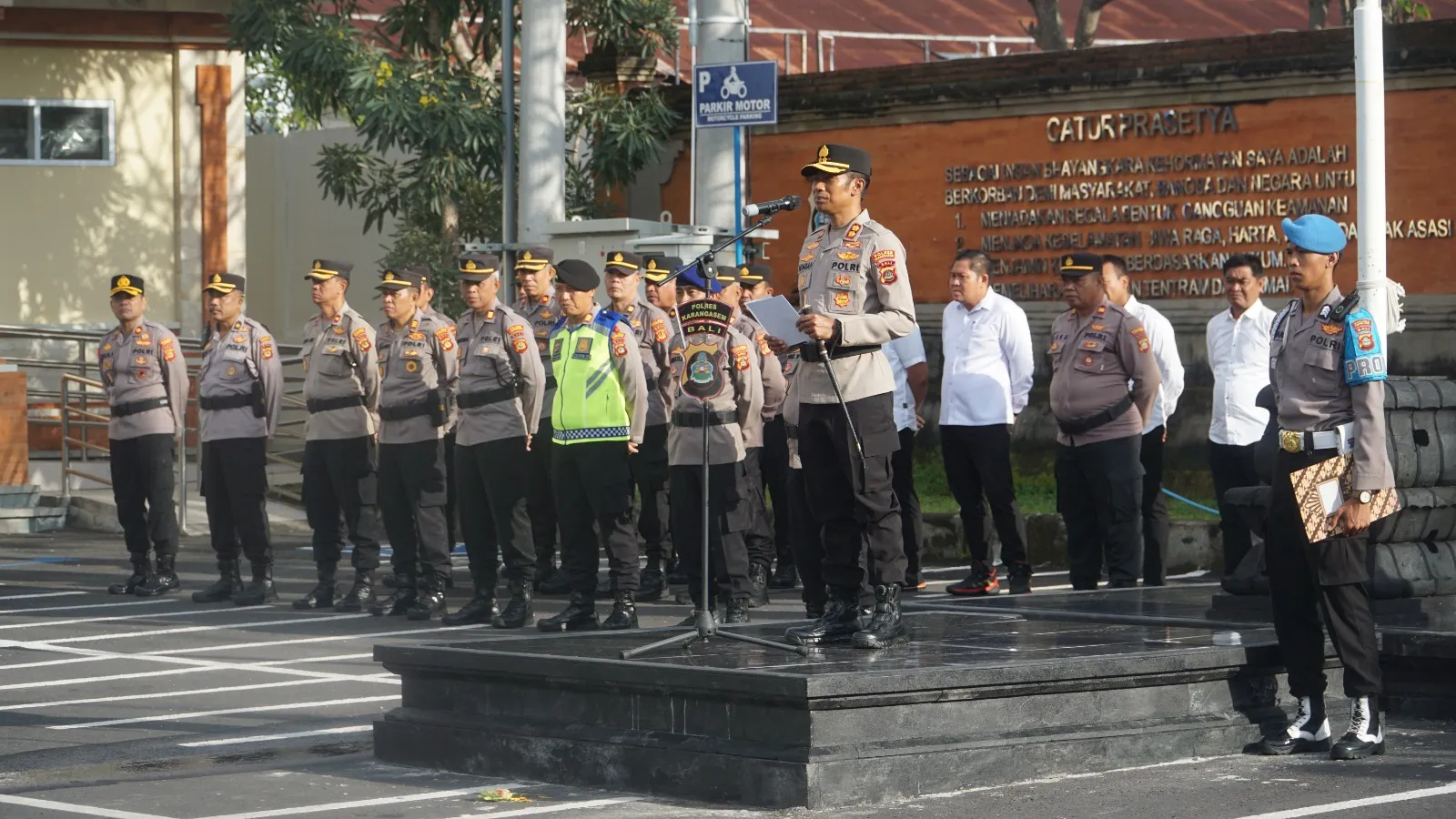 Kapolres Karangasem Semangat Operasi Cipkon Harus Terus Berlanjut