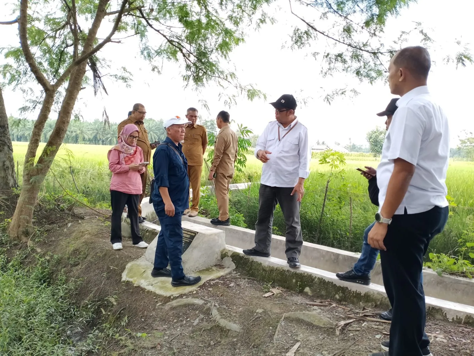 Satgassus Pencegahan Tipikor Pantau Proyek Peningkatan dan Pemeliharaan Jaringan Irigasi Tersierdi Sumut