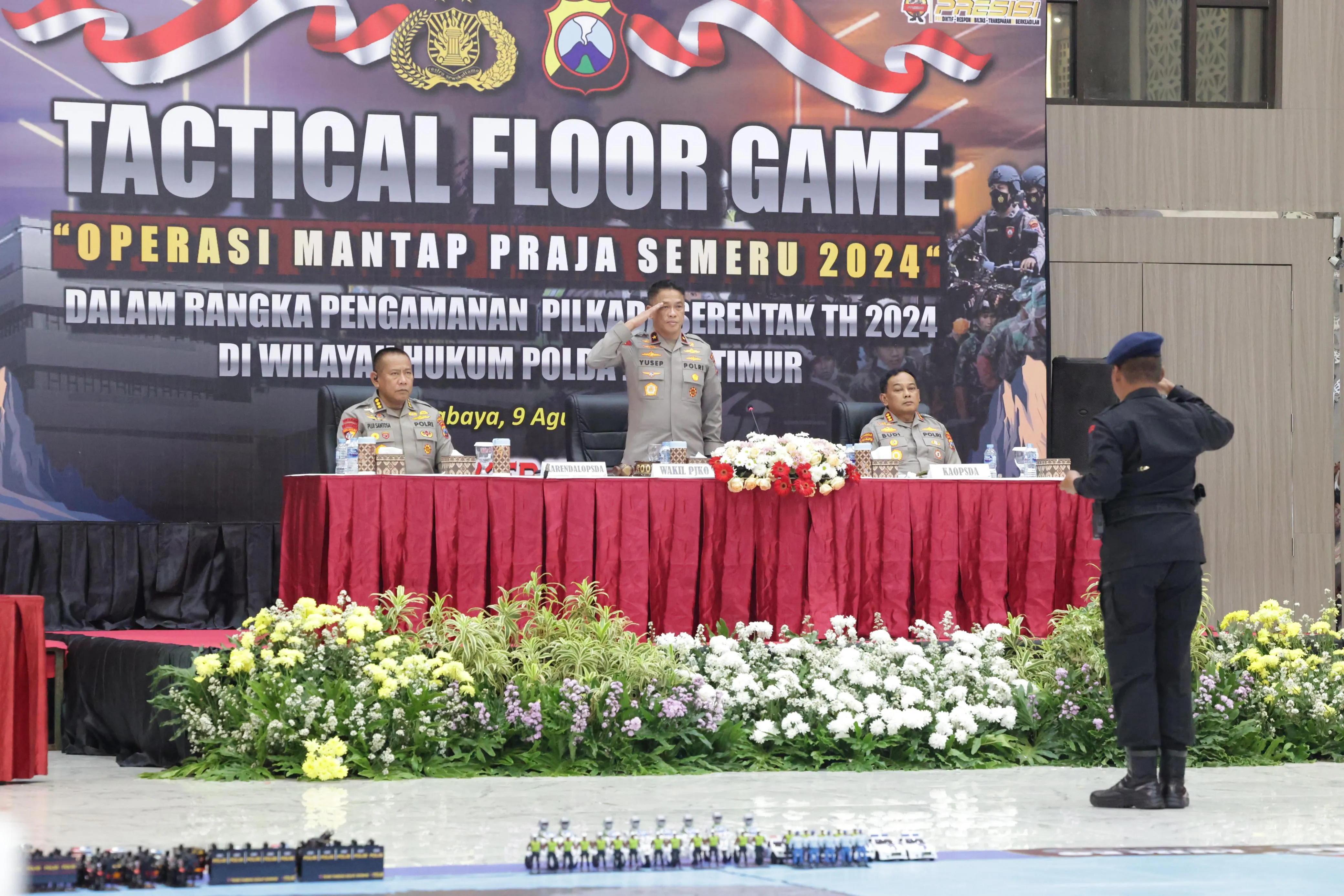 Polda Jatim Gelar TFG Pengamanan Pilkada 2024