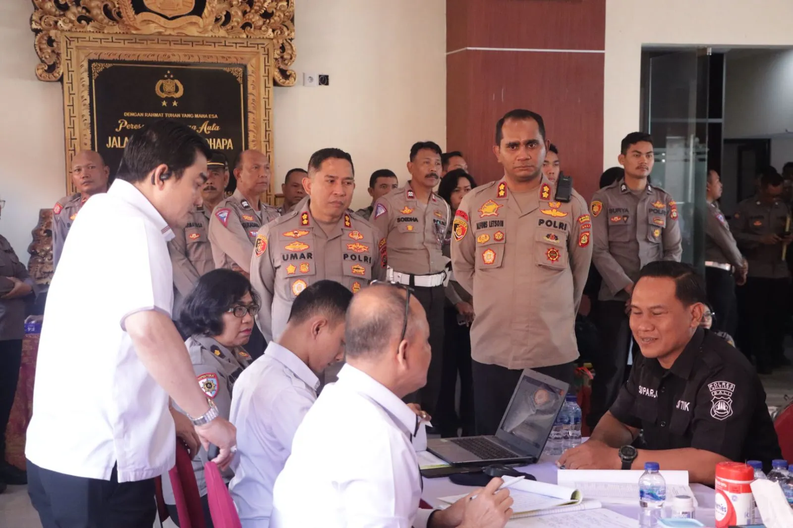 Polres Klungkung Menerima Audit Kinerja Itwasum Polri Tahap II Tahun 2024