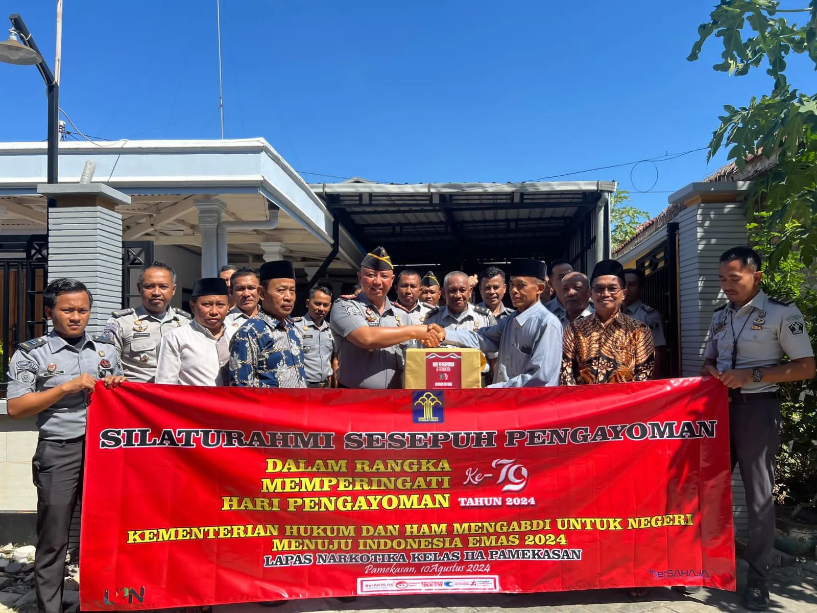 Lapas Narkotika Kelas IIA Pamekasan Kanwil Kemenkumham Jatim Gelar Silaturahmi Dengan Purna Bhakti, Perkuat Tali Persaudaraan