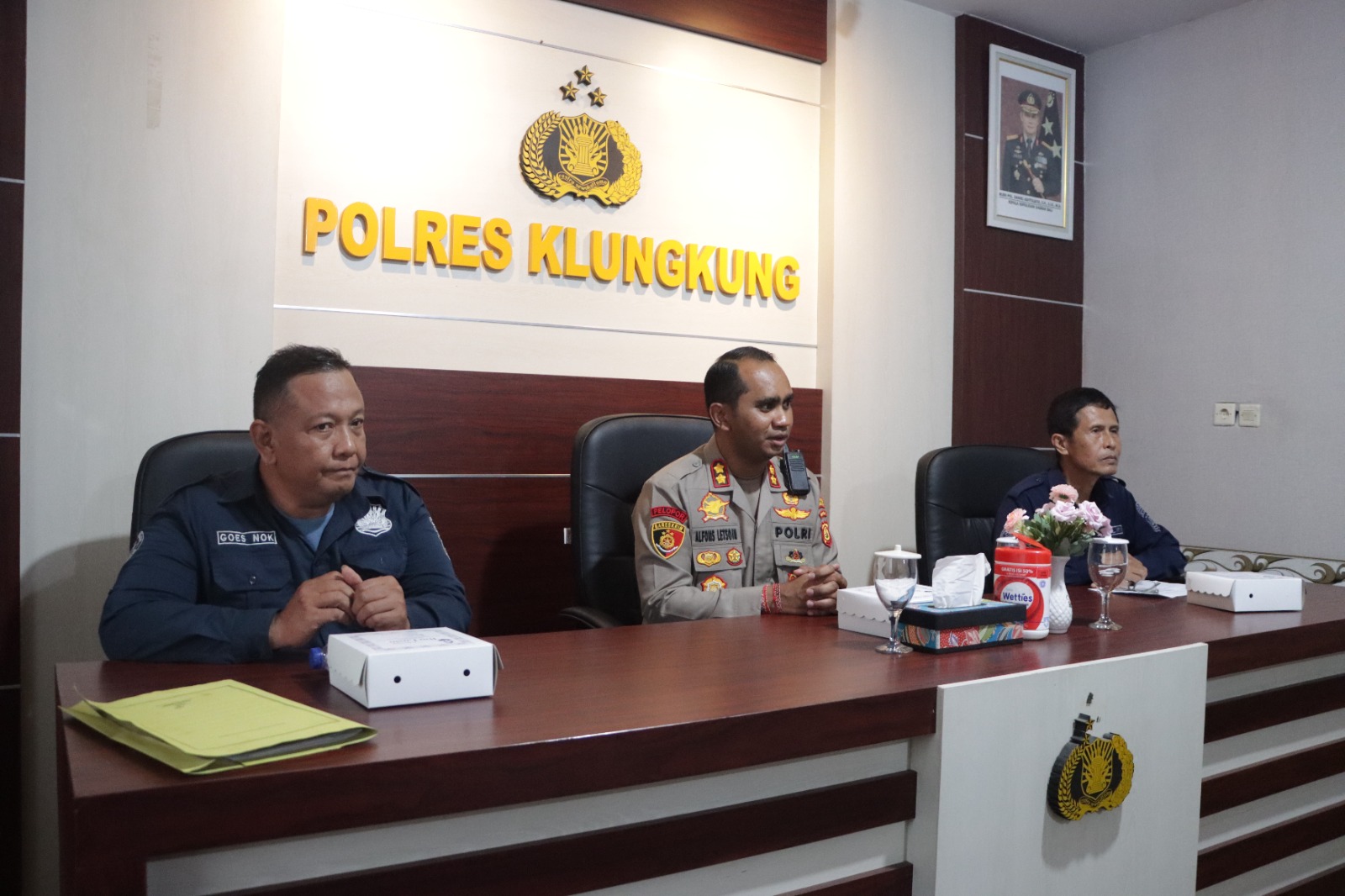 Bid Humas Polda Bali Laksanakan Supervisi di Polres Klungkung